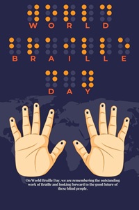 4 января - Всемирный день азбуки Брайля