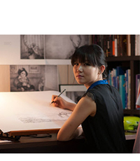Сена Ким (р.1986) - корейская писательнца, художник, иллюстратор.
